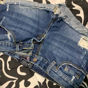 Victoria Secret PINK blue jean shorts size 6